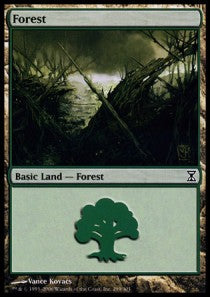 Forest (V.2)⁣ - Time Spiral⁣ (Land)⁣ [299]