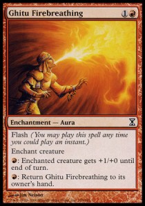 Ghitu Firebreathing⁣ - Time Spiral⁣ (Common)⁣ [158]