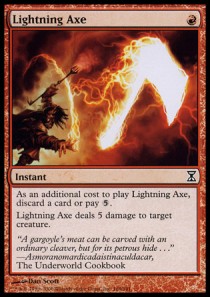 Lightning Axe⁣ - Time Spiral⁣ (Common)⁣ [168]