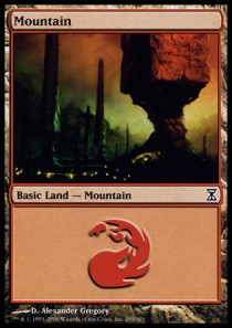 Mountain (V.2)⁣ - Time Spiral⁣ (Land)⁣ [295]