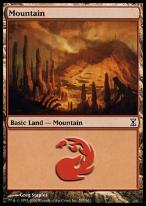 Mountain (V.4)⁣ - Time Spiral⁣ (Land)⁣ [297]