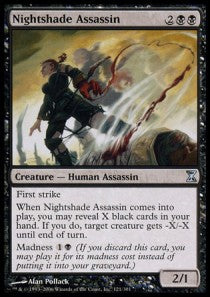 Nightshade Assassin⁣ - Time Spiral⁣ (Uncommon)⁣ [121]