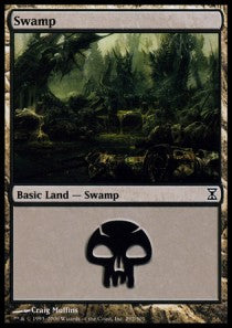 Swamp (V.3)⁣ - Time Spiral⁣ (Land)⁣ [292]