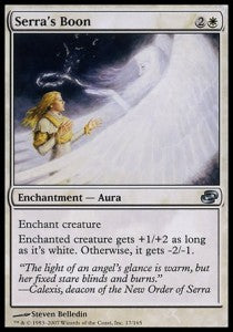 Serra's Boon⁣ - Planar Chaos⁣ (Uncommon)⁣ [17]