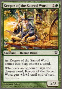 Keeper of the Sacred Word⁣ - Unhinged⁣ (Common)⁣ [101]