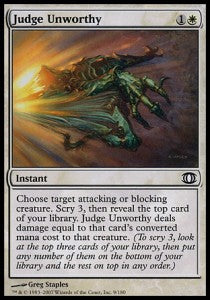 Judge Unworthy⁣ - Future Sight⁣ (Common)⁣ [9]