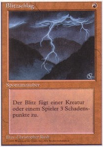 Lightning Bolt - Foreign White Bordered (Common)