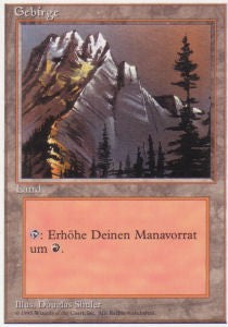 Mountain (V.1)⁣ - Foreign White Bordered⁣ (Land)