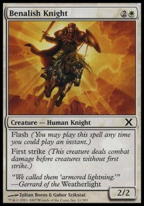 Benalish Knight⁣ - Tenth Edition⁣ (Common)⁣ [11]