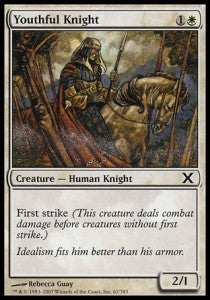 Youthful Knight⁣ - Tenth Edition⁣ (Common)⁣ [62]
