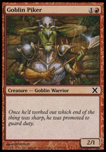 Goblin Piker⁣ - Tenth Edition⁣ (Common)⁣ [209]
