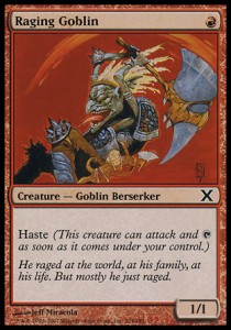 Raging Goblin⁣ - Tenth Edition⁣ (Common)⁣ [224]