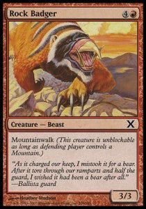 Rock Badger⁣ - Tenth Edition⁣ (Common)⁣ [226]