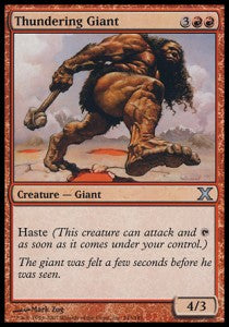 Thundering Giant⁣ - Tenth Edition⁣ (Uncommon)⁣ [243]