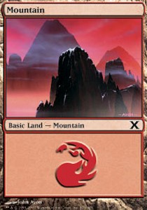 Mountain (V.1)⁣ - Tenth Edition⁣ (Land)⁣ [376]