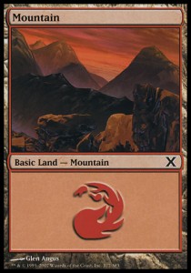 Mountain (V.2)⁣ - Tenth Edition⁣ (Land)⁣ [377]