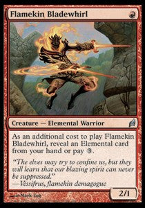 Flamekin Bladewhirl⁣ - Lorwyn⁣ (Uncommon)⁣ [165]