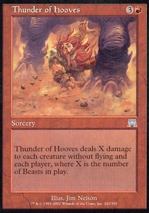 Thunder of Hooves⁣ - Onslaught⁣ (Uncommon)⁣ [242]