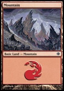 Mountain (V.1)⁣ - Shards of Alara⁣ (Land)⁣ [242]