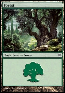 Forest (V.4)⁣ - Shards of Alara⁣ (Land)⁣ [249]