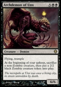 Archdemon of Unx⁣ - Shards of Alara⁣ (Rare)⁣ [64]