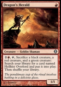 Dragon's Herald⁣ - Shards of Alara⁣ (Uncommon)⁣ [98]