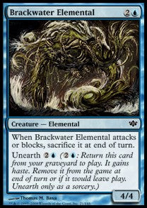Brackwater Elemental⁣ - Conflux⁣ (Common)⁣ [21]