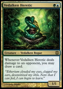 Vedalken Heretic⁣ - Alara Reborn⁣ (Rare)⁣ [104]