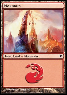 Mountain (V.5) - Zendikar (Land) [ZEN-244]