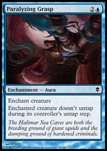 Paralyzing Grasp⁣ - Zendikar⁣ (Common)⁣ [58]