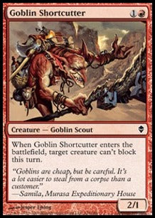 Goblin Shortcutter⁣ - Zendikar⁣ (Common)⁣ [128]