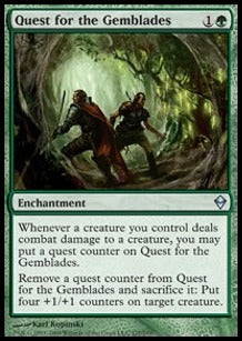 Quest for the Gemblades⁣ - Zendikar⁣ (Uncommon)⁣ [177]