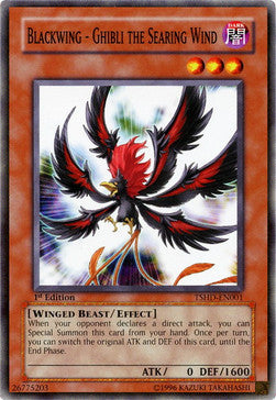 Blackwing - Ghibli the Searing Wind⁣ - The Shining Darkness⁣ (Common)⁣ [001]