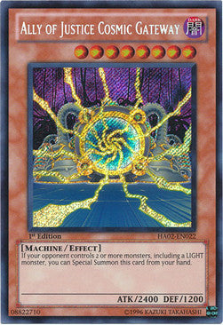 Ally of Justice Cosmic Gateway⁣ - Hidden Arsenal 2⁣ (Secret Rare)⁣ [022]