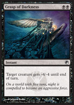 Grasp of Darkness⁣ - Scars of Mirrodin⁣ (Common)⁣ [65]