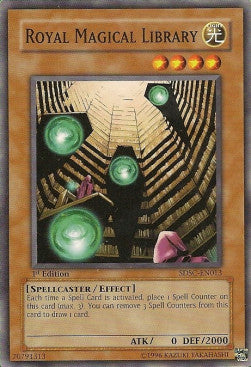 Royal Magical Library⁣ - Structure Deck: Spellcaster's Command⁣ (Common)⁣ [013]