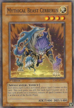 Mythical Beast Cerberus⁣ - Structure Deck: Spellcaster's Command⁣ (Common)⁣ [015]