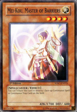 Mei-Kou, Master of Barriers⁣ - Structure Deck: Spellcaster's Command⁣ (Common)⁣ [016]
