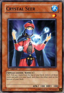 Crystal Seer⁣ - Structure Deck: Spellcaster's Command⁣ (Common)⁣ [017]