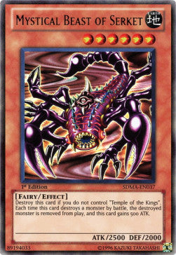 Mystical Beast of Serket⁣ - Structure Deck: Marik⁣ (Ultra Rare)⁣ [037]