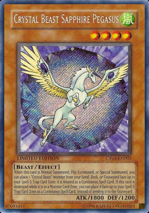 Crystal Beast Sapphire Pegasus⁣ - Collector's Tins 2007⁣ (Secret Rare)⁣ [002]