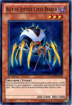 Ally of Justice Cycle Reader⁣ - Hidden Arsenal 3⁣ (Super Rare)⁣ [052]