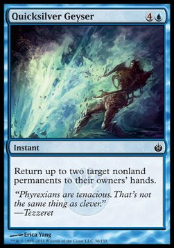 Quicksilver Geyser⁣ - Mirrodin Besieged⁣ (Common)⁣ [30]