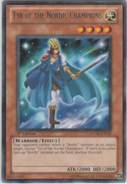 Tyr of the Nordic Champions⁣ - Storm of Ragnarok⁣ (Rare)⁣ [019]
