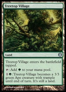 Treetop Village - Duel Decks: Knights vs. Dragons (Uncommon) [DDG-38]