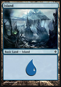 Island (V.1) - New Phyrexia (Land) [NPH-168]