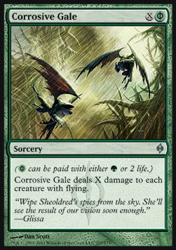 Corrosive Gale⁣ - New Phyrexia⁣ (Uncommon)⁣ [107]