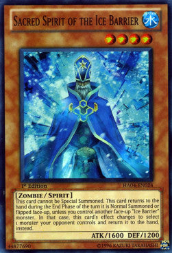 Sacred Spirit of the Ice Barrier⁣ - Hidden Arsenal 4⁣ (Super Rare)⁣ [024]