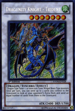 Dragunity Knight - Trident - Hidden Arsenal 4 (Secret Rare) [HA04-028]