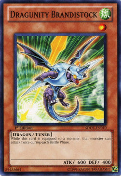 Dragunity Brandistock⁣ - Structure Deck: Dragunity Legion⁣ (Common)⁣ [010]